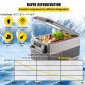 VEVOR Portable Cool Box 55L Car Fridge 220 V Mini Fridge Electric Freezer Box Μικρός καταψύκτης για φορτηγό κάμπινγκ αυτοκινήτου
