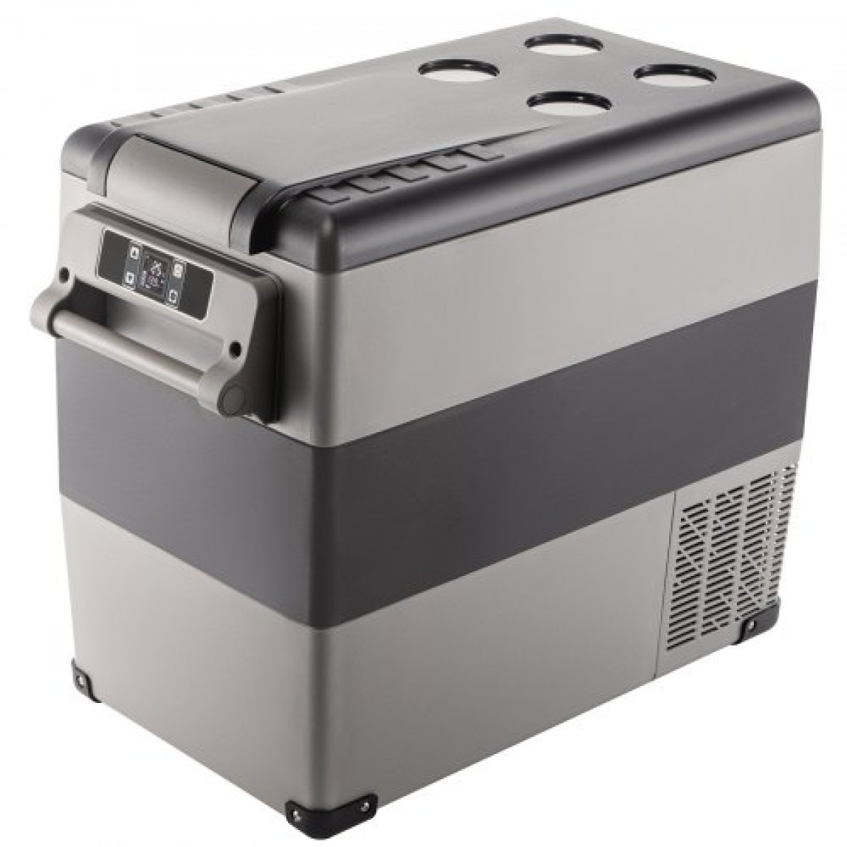 VEVOR Portable Cool Box 55L Car Fridge 220 V Mini Fridge Electric Freezer Box Μικρός καταψύκτης για φορτηγό κάμπινγκ αυτοκινήτου