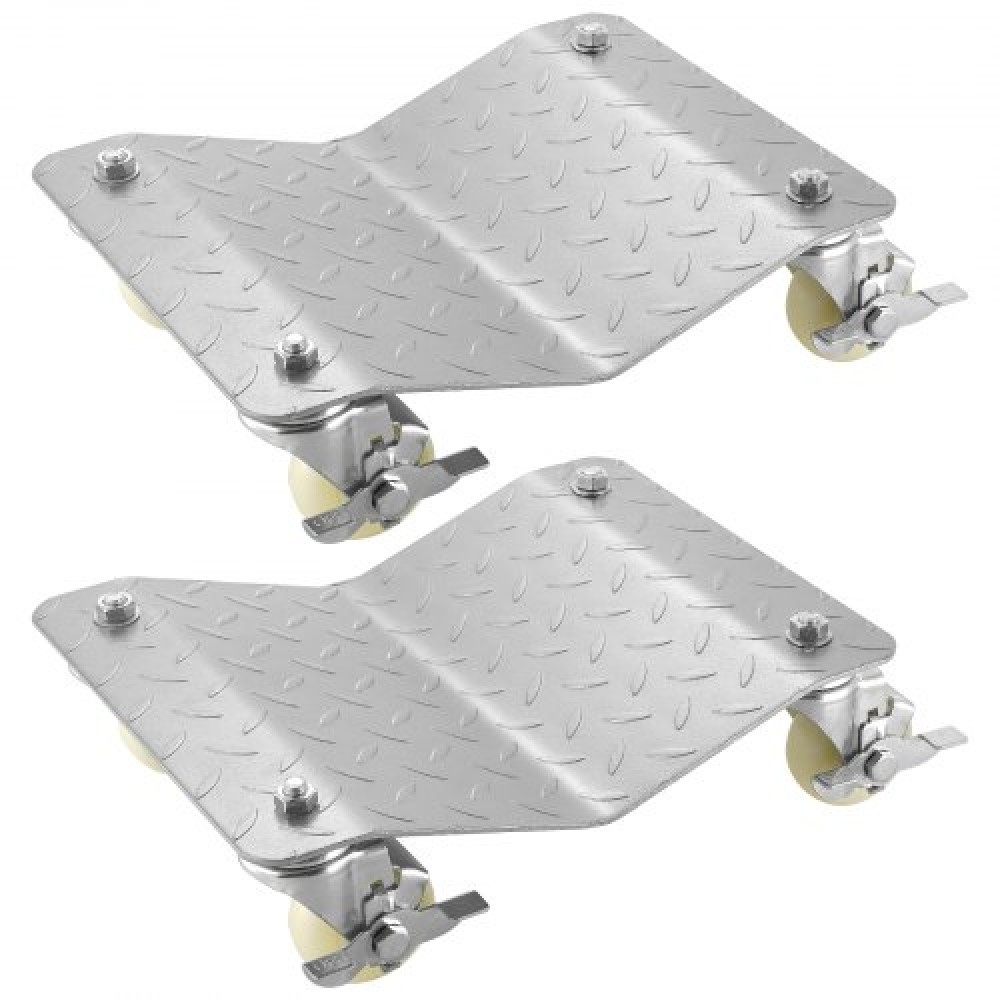 VEVOR Vehicle Positioning Wheel Dollies - 680Kg Per Dolly 2Pcs Tire Car Wheel Dollies Car Skate Dolly Van Positioning Garage Jack