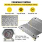 VEVOR Vehicle Positioning Wheel Dollies - 680Kg Per Dolly 2Pcs Tire Car Wheel Dollies Car Skate Dolly Van Positioning Garage Jack