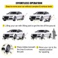 VEVOR Vehicle Positioning Wheel Dollies - 680Kg Per Dolly 2Pcs Tire Car Wheel Dollies Car Skate Dolly Van Positioning Garage Jack