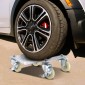 VEVOR Vehicle Positioning Wheel Dollies - 680Kg Per Dolly 2Pcs Tire Car Wheel Dollies Car Skate Dolly Van Positioning Garage Jack
