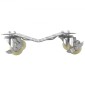 VEVOR Vehicle Positioning Wheel Dollies - 680Kg Per Dolly 2Pcs Tire Car Wheel Dollies Car Skate Dolly Van Positioning Garage Jack