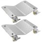 VEVOR Vehicle Positioning Wheel Dollies - 680Kg Per Dolly 2Pcs Tire Car Wheel Dollies Car Skate Dolly Van Positioning Garage Jack