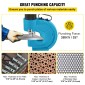VEVOR CH-70 Hydraulic Hole Puncher Tool puncher, 35T Flat Copper Electric Pump L Style, CP-700 H Style CFP-800-1 Busbar Tungsten Steel