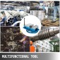 Μέγγενη βαρέως τύπου VEVOR 80mm Σφιγκτήρας πάγκου μέγγενης φρέζας