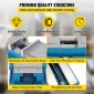 Μέγγενη VEVOR 5" Super-Lock για μηχανές NC/CNC Σφιγκτήρας πάγκου Μέγγενη υψηλής ακρίβειας, σφιγκτήρας μέγγενης Μέγγενη κλείδωμα CNC μέγγενη διάτρηση 125 mm Πλάτος CNC 24KN