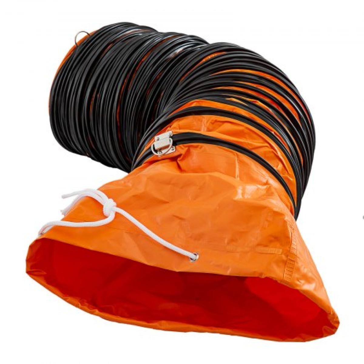 Εύκαμπτος αγωγός VEVOR 25FT PVC, Εύκαμπτος σωλήνας αγωγού PVC, βιομηχανικός φορητός σωλήνας εξαγωγής αναπνευστήρα βαρέως τύπου για ανεμιστήρα εξάτμισης 10 ιντσών