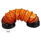 Εύκαμπτος αγωγός VEVOR 25FT PVC, Εύκαμπτος σωλήνας αγωγού PVC, βιομηχανικός φορητός σωλήνας εξαγωγής αναπνευστήρα βαρέως τύπου για ανεμιστήρα εξάτμισης 10 ιντσών