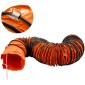 Εύκαμπτος αγωγός VEVOR 25FT PVC, Εύκαμπτος σωλήνας αγωγού PVC, βιομηχανικός φορητός σωλήνας εξαγωγής αναπνευστήρα βαρέως τύπου για ανεμιστήρα εξάτμισης 10 ιντσών