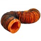 Εύκαμπτος αγωγός VEVOR 25FT PVC, Εύκαμπτος σωλήνας αγωγού PVC, βιομηχανικός φορητός σωλήνας εξαγωγής αναπνευστήρα βαρέως τύπου για ανεμιστήρα εξάτμισης 10 ιντσών