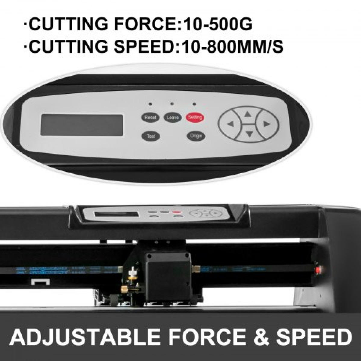 VEVOR 53" Vinyl Cutter Machine Basic Vinyl Plotter Cutter with Stand Plotter Adjustable Force Speed ​​Sign Κατασκευή