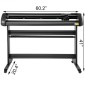 VEVOR 53" Vinyl Cutter Machine Basic Vinyl Plotter Cutter with Stand Plotter Adjustable Force Speed ​​Sign Κατασκευή