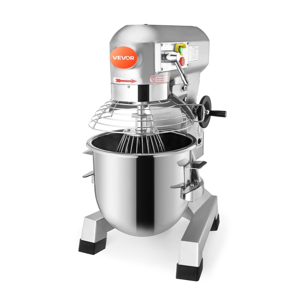 VEVOR Commercial Mixer Electric Food Mixer 10L Capacity Bowl Electric Dough Mixer Maker 500W Ρυθμιζόμενος Εμπορικός Μίξερ Μύλος 220V Stand Mixer για Επαγγελματική Κουζίνα