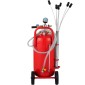 VEVOR 5 Gallon/22,7L Oil Extractor, Portable Air Pneumatic Waste Oil Extractor Garage Drain Tank