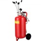 VEVOR 5 Gallon/22,7L Oil Extractor, Portable Air Pneumatic Waste Oil Extractor Garage Drain Tank