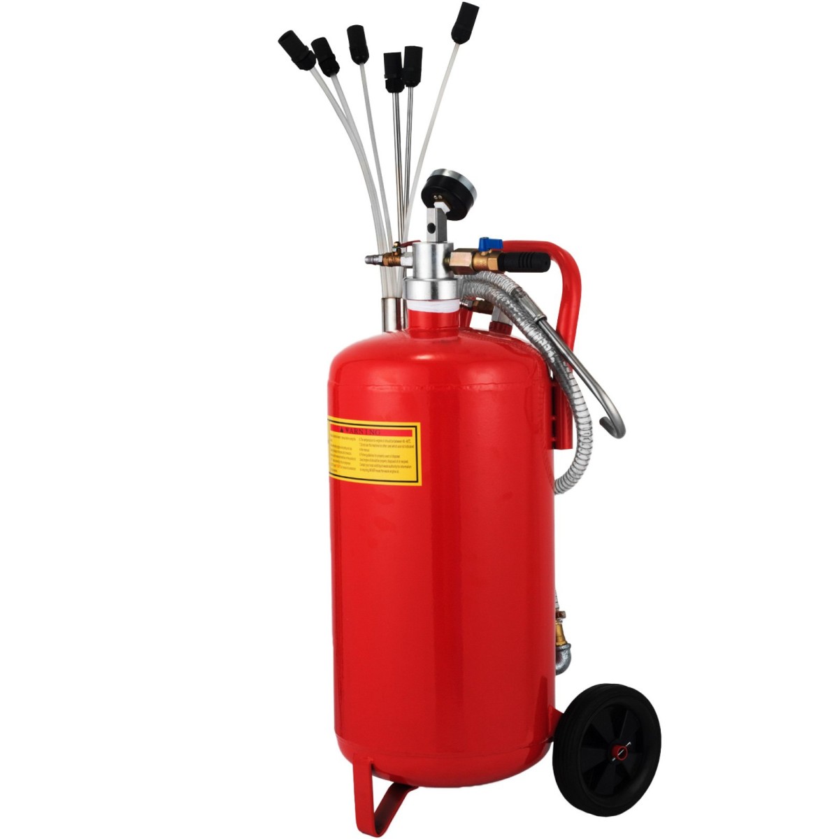 VEVOR 5 Gallon/22,7L Oil Extractor, Portable Air Pneumatic Waste Oil Extractor Garage Drain Tank