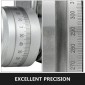Περιστροφικό τραπέζι VEVOR 8 INCH/200 MM Οριζόντιο κάθετο περιστροφικό τραπέζι με 3 αυλακώσεις Περιστροφικό τραπέζι για φρέζα MT-3 Περιστροφικό τραπέζι για φρέζα 360 μοιρών Περιστροφικό τραπέζι ακριβείας για μέγγενη διάτρησης φρεζαρίσματος