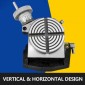 Περιστροφικό τραπέζι VEVOR 4 INCH/100 MM Οριζόντιο κάθετο περιστροφικό τραπέζι με 4 αυλακώσεις Περιστροφικό τραπέζι για φρέζα MT-2 Περιστροφικό τραπέζι για φρέζα 360 μοιρών Περιστροφικό τραπέζι ακριβείας για μέγγενη διάτρησης φρεζαρίσματος