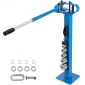 VEVOR Compact Bender Metal Manual Floor Type 7 Dies 1-3" Fabrication Metal Pedestal Solid Handle Telescoping Mountable 117,2cm Handle Rod Tube for Shape Steel, Iron, Swled, Brass, Copper