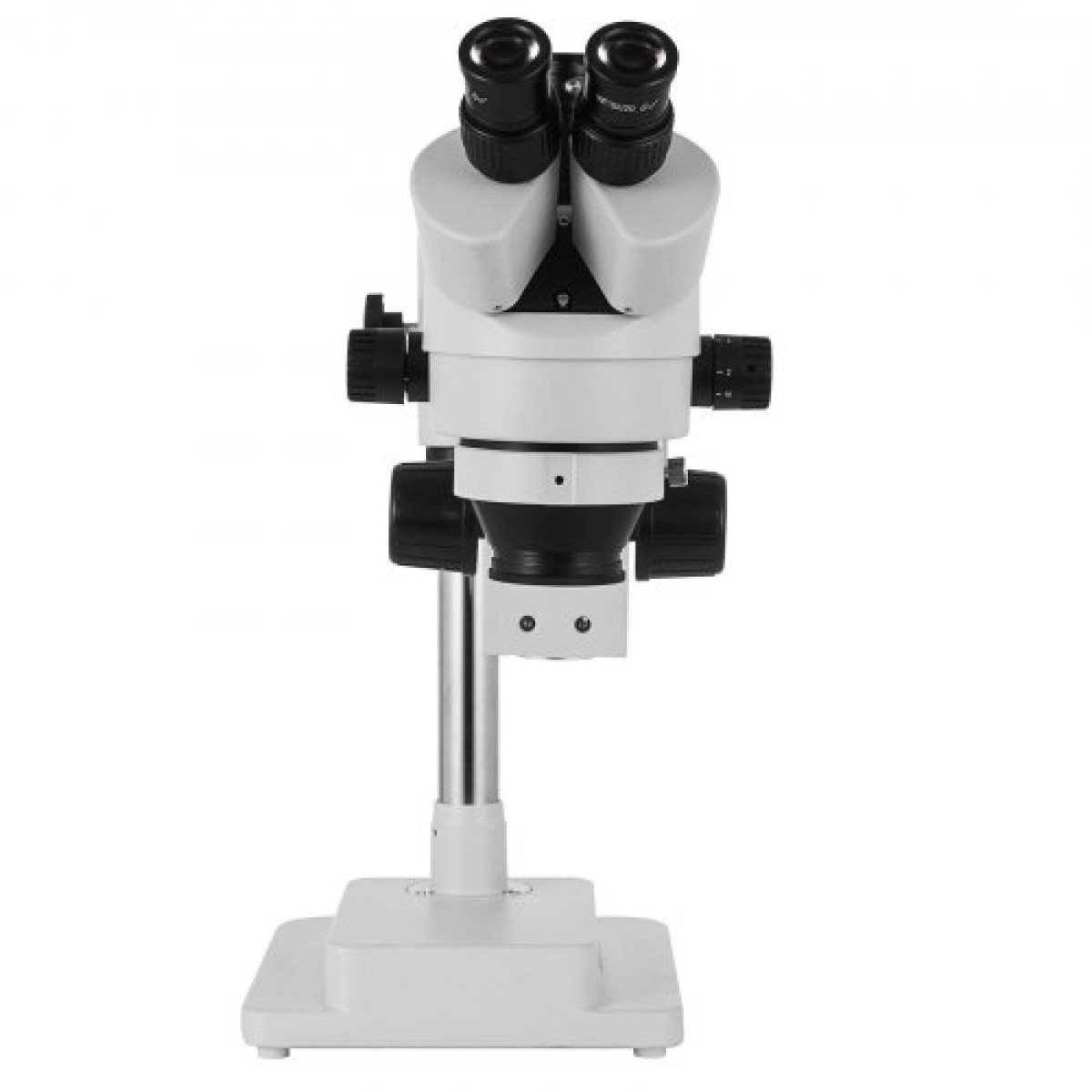 VEVOR 3.5X-90X Simul-Focal Stereo Microscope 360° Swiveling Trinocular Stereo Microscope with Dual Arm Boom