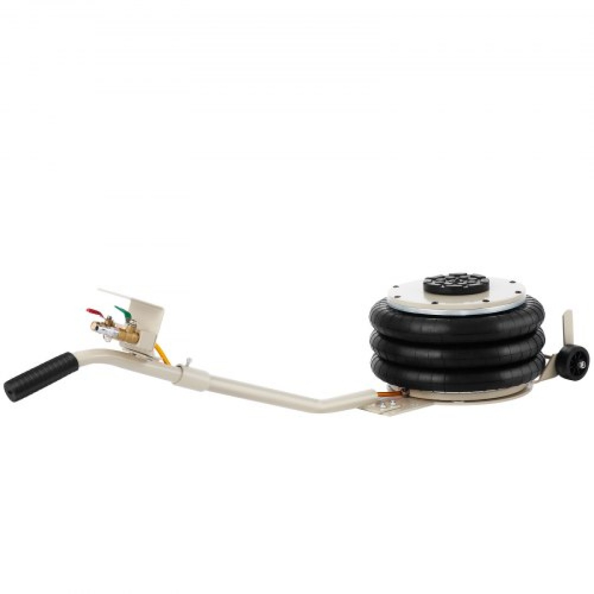 VEVOR 5 Ton/4999,9 kg Πνευματικό Jack Triple Bag Air Jack Ύψος ανύψωσης 16,5-40,6 cm Φουσκωτό Jack Lifter αυτοκινήτου Πνευματικός γρύλος αέρα 4999,9 kg Χωρητικότητα Εξαιρετικά γρήγορη ανύψωση