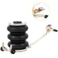 VEVOR 5 Ton/4999,9 kg Πνευματικό Jack Triple Bag Air Jack Ύψος ανύψωσης 16,5-40,6 cm Φουσκωτό Jack Lifter αυτοκινήτου Πνευματικός γρύλος αέρα 4999,9 kg Χωρητικότητα Εξαιρετικά γρήγορη ανύψωση