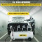 VEVOR Air Compressor 22Gallon Ultra Quiet Air Compressor 80L Tank Silent Air Compressor 2,2KW Oil free Compressor Χαμηλό θόρυβο με ασφαλή ηλεκτρομαγνητική βαλβίδα
