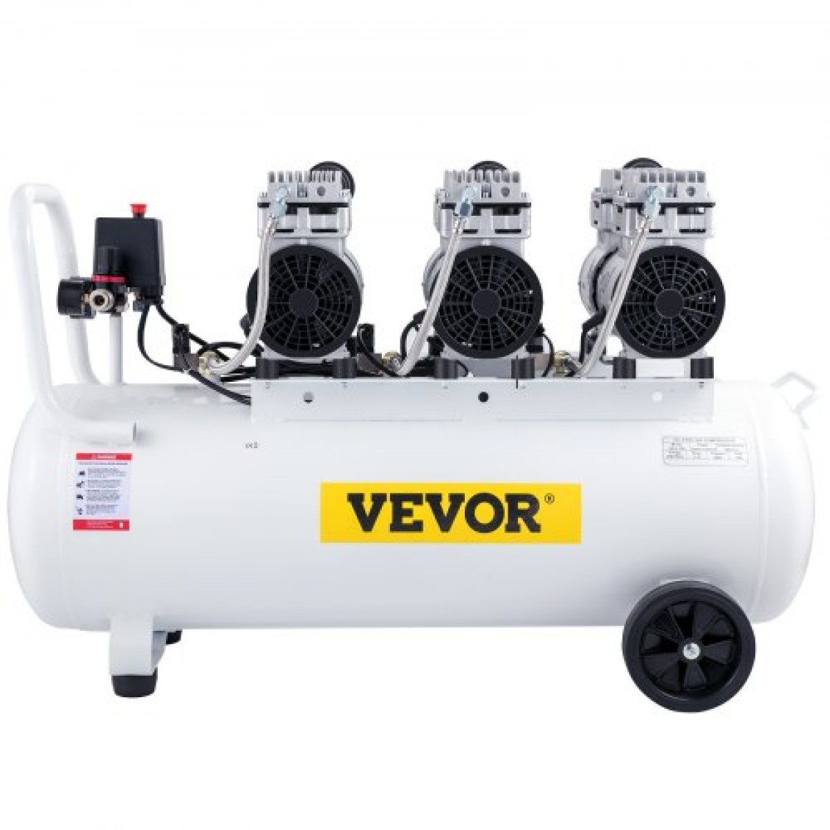 VEVOR Air Compressor 22Gallon Ultra Quiet Air Compressor 80L Tank Silent Air Compressor 2,2KW Oil free Compressor Χαμηλό θόρυβο με ασφαλή ηλεκτρομαγνητική βαλβίδα