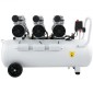 VEVOR Air Compressor 22Gallon Ultra Quiet Air Compressor 80L Tank Silent Air Compressor 2,2KW Oil free Compressor Χαμηλό θόρυβο με ασφαλή ηλεκτρομαγνητική βαλβίδα