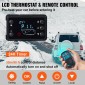 Αερόθερμο VEVOR 12V 5-8KW Diesel με διακόπτη LCD, Θερμοσίφωνο Diesel με τηλεχειριστήριο και άλλα κιτ αξεσουάρ, θερμάστρα στάθμευσης 12V 8KW