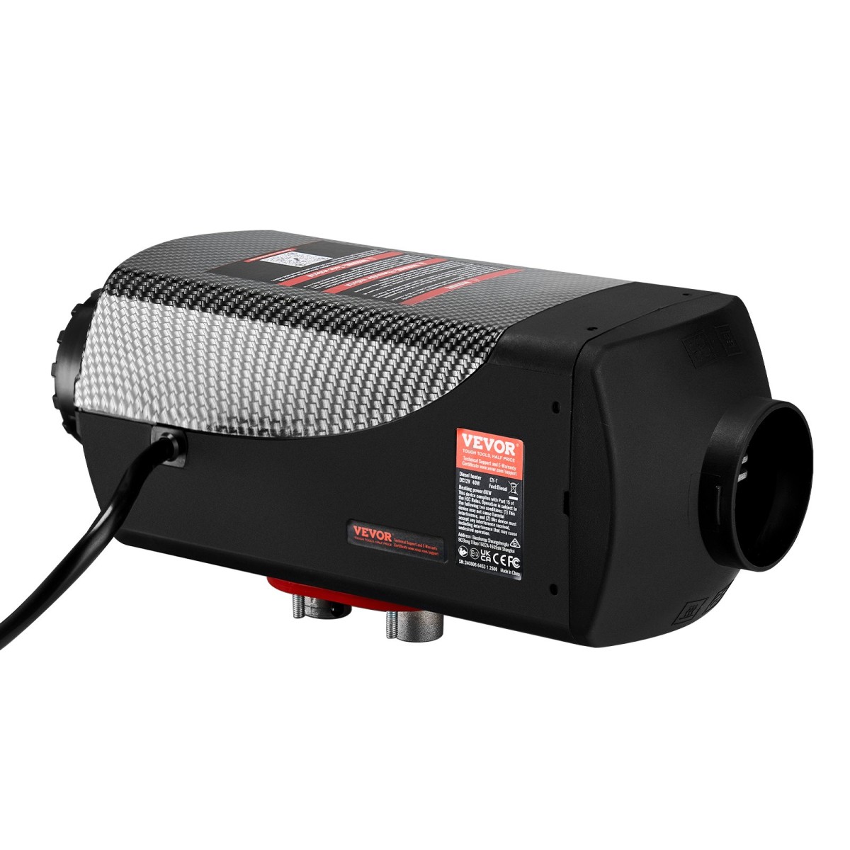 Αερόθερμο VEVOR 12V 5-8KW Diesel με διακόπτη LCD, Θερμοσίφωνο Diesel με τηλεχειριστήριο και άλλα κιτ αξεσουάρ, θερμάστρα στάθμευσης 12V 8KW