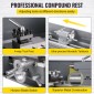 VEVOR Mini Metal Lathe 750W Μεταλλικός Τόρνος Μεταβλητής Ταχύτητας 50 έως 3000Rpm Τόρνος Ακριβείας Φρέζας 220 x 600mm για Μεταλλικός Τόρνος Μεταλλικός Τόρνος για Τρυπάνι Περιστροφής Αντιπροσώπου