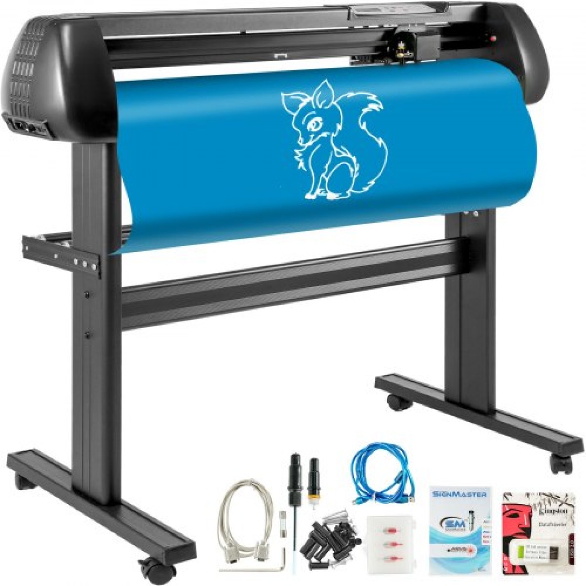 VEVOR 28 ιντσών Vinyl Cutter Machine Basic Vinyl Plotter Cutter with Stand Plotter Adjustable Force Speed ​​Sign Κατασκευή