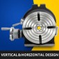 Περιστροφικό τραπέζι VEVOR 20,3 cm Vertical & Horizontal Rotary Table, 20,3 cm Horizontal Vertical HV8 Precision 3MT Milling Drilling Machine Vernier Reading Milling Drilling Boring for Milling Machine