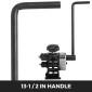 VEVOR Εγχειρίδιο Ring Roller Bender Metal Sheet Roll Bending Rolling Machine 343mm Hand Tubing Bender Steel Roller Bender Bender 3-1/2'' Handheld Handheld Hand Crank 3" Ring bending tool