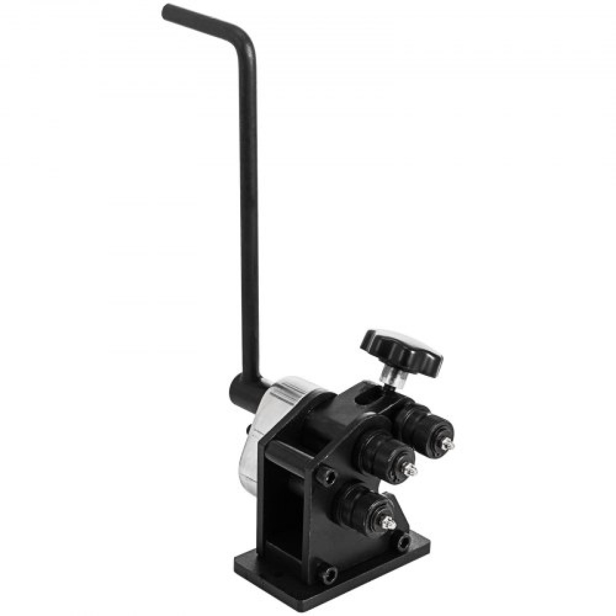 VEVOR Εγχειρίδιο Ring Roller Bender Metal Sheet Roll Bending Rolling Machine 343mm Hand Tubing Bender Steel Roller Bender Bender 3-1/2'' Handheld Handheld Hand Crank 3" Ring bending tool