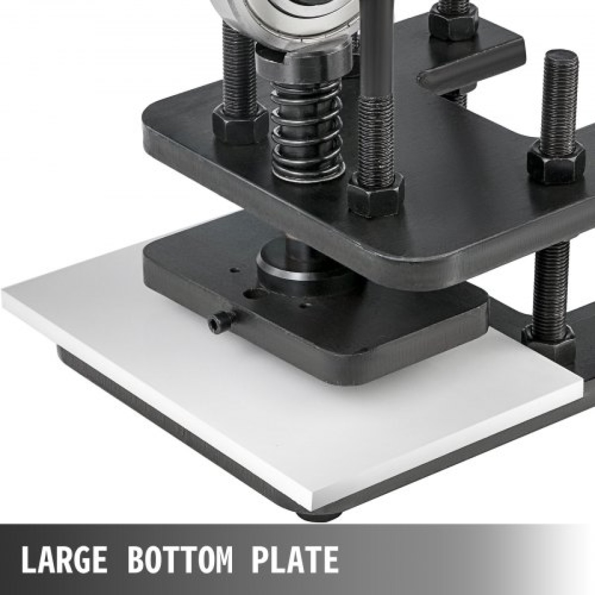 Δερμάτινη μηχανή κοπής VEVOR 180x120mm Χειροκίνητη μηχανή κοπής βαρέως τύπου δερμάτινη ανάγλυφη μηχανή Χειροπρεσάρισμα καλουπιού καλουπιού Δερμάτινη μήτρα κοπής δερμάτινη μηχανή κοπής χειροτεχνίας για διάφορα υλικά