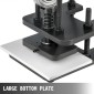 Δερμάτινη μηχανή κοπής VEVOR 180x120mm Χειροκίνητη μηχανή κοπής βαρέως τύπου δερμάτινη ανάγλυφη μηχανή Χειροπρεσάρισμα καλουπιού καλουπιού Δερμάτινη μήτρα κοπής δερμάτινη μηχανή κοπής χειροτεχνίας για διάφορα υλικά