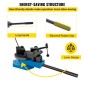 VEVOR SBG-40 Metal Scroll Bender Bender High-Hardened Steel Scroll Bender Συνδυασμός κύλισης ακτίνας και γωνίας κάμψης Universal Metal Rod Bender for Steel Brass Cooper Aluminium