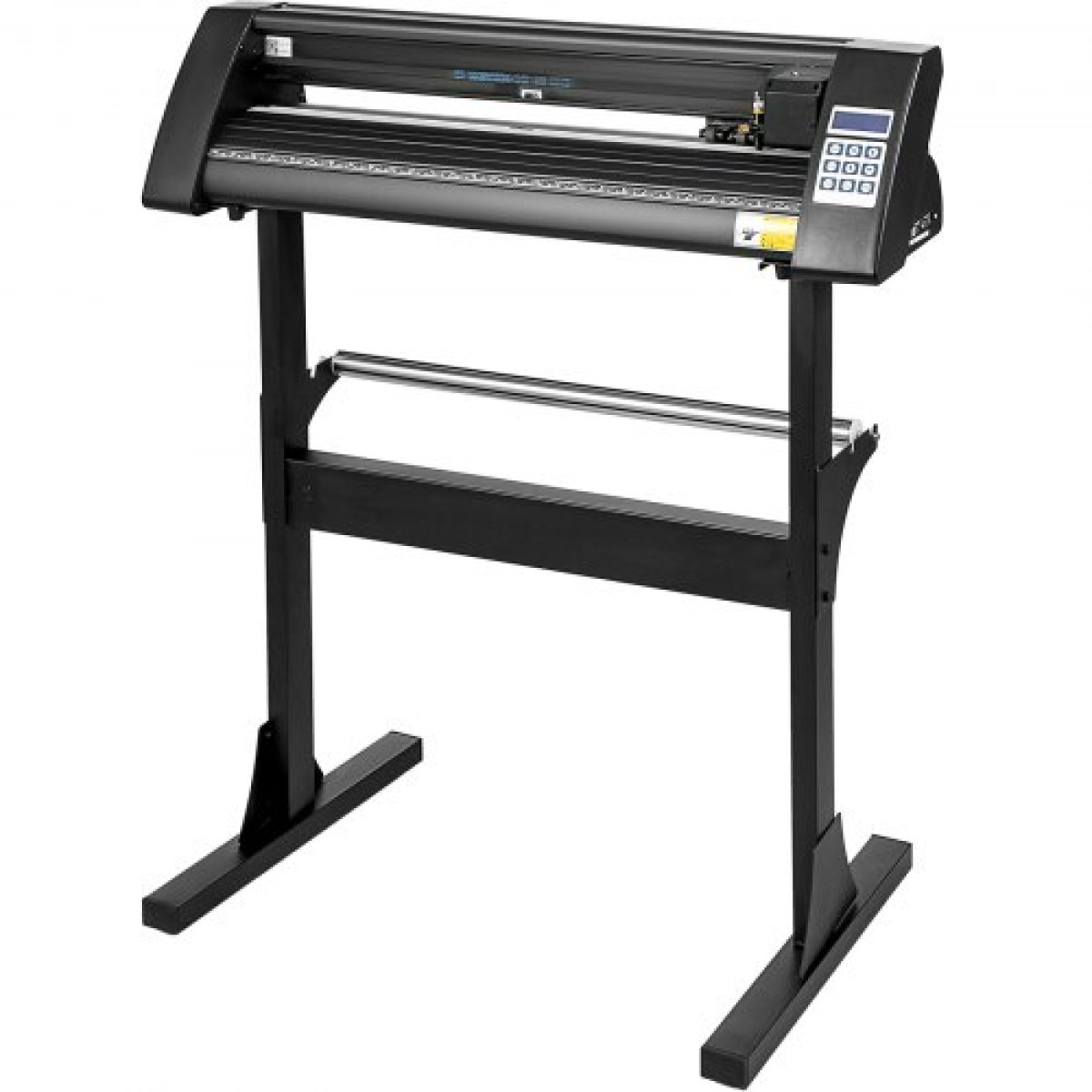 VEVOR Vinyl Cutter 28 Inch Vinyl Cutter Machine 720mm Paper Feed Vinyl Plotter Cutter Machine με στιβαρή βάση δαπέδου για κοπή χαρτιού μαύρο