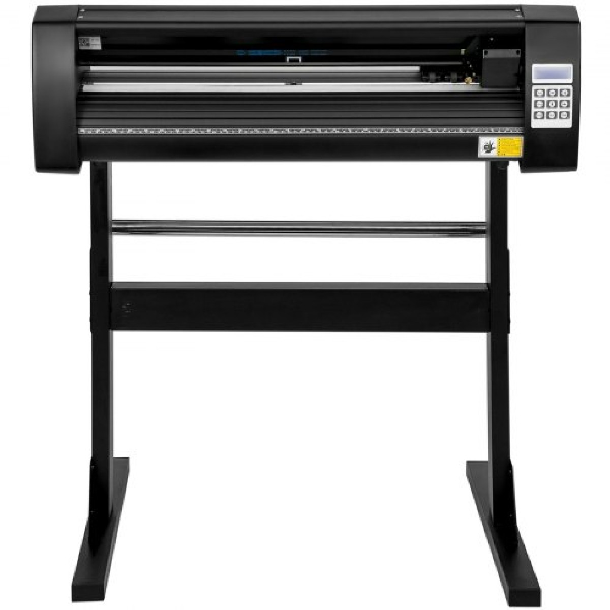 VEVOR Vinyl Cutter 28 Inch Vinyl Cutter Machine 720mm Paper Feed Vinyl Plotter Cutter Machine με στιβαρή βάση δαπέδου για κοπή χαρτιού μαύρο