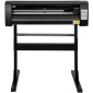 VEVOR Vinyl Cutter 28 Inch Vinyl Cutter Machine 720mm Paper Feed Vinyl Plotter Cutter Machine με στιβαρή βάση δαπέδου για κοπή χαρτιού μαύρο