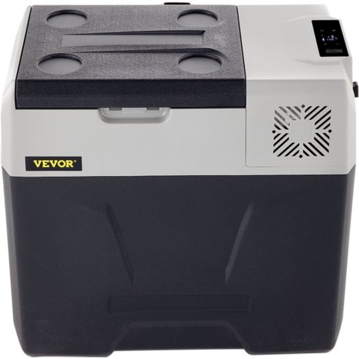 Ψυγείο αυτοκινήτου VEVOR, Ψυγείο αυτοκινήτου 12 Volt, φορητός καταψύκτης 50 L μονής ζώνης με ρόδες και λαβή, -4℉-68℉, 12/24V DC και 100-240V AC συμπιεστής ψύκτη για εξωτερικούς χώρους, κάμπινγκ