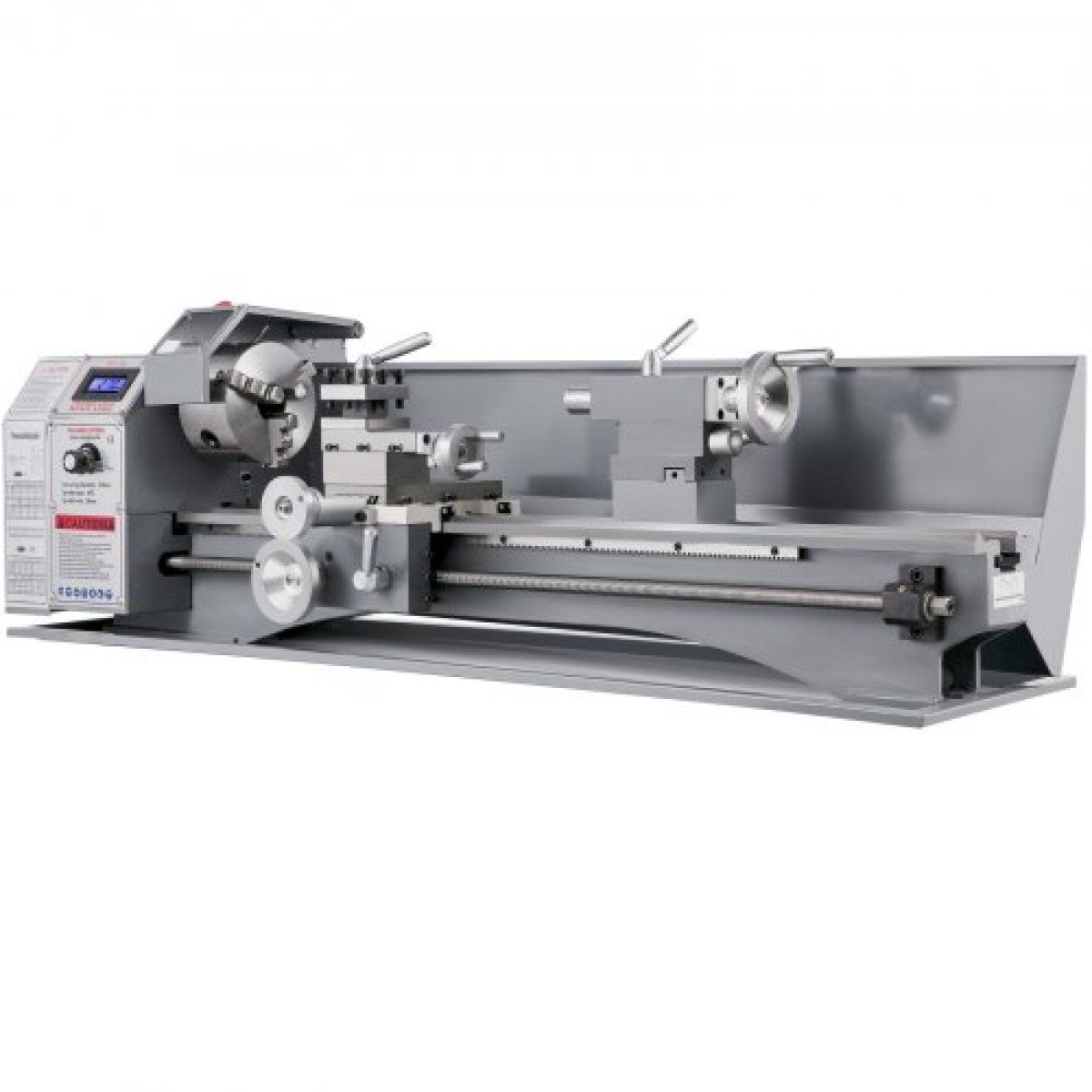VEVOR 1100W Mini Metal Lathe 220MMx750MM Μεταλλικός Τόρνος Μεταβλητής Ταχύτητας RPM Μηχάνημα φρεζαρίσματος μετάλλων Ψηφιακός μεταλλικός τόρνος φρεζαρίσματος με τσοκ 3 σιαγόνων, κωνικός άξονας MT5, κωνικό MT2 Tailstock