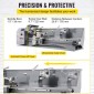 VEVOR 1100W Mini Metal Lathe 220MMx750MM Μεταλλικός Τόρνος Μεταβλητής Ταχύτητας RPM Μηχάνημα φρεζαρίσματος μετάλλων Ψηφιακός μεταλλικός τόρνος φρεζαρίσματος με τσοκ 3 σιαγόνων, κωνικός άξονας MT5, κωνικό MT2 Tailstock
