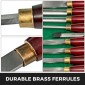 VEVOR Wood Chisel Σετ 8τμχ Σμίλες τόρνου 7INCH/17CM Σμίλες ξυλουργικής 9INCH Εργαλεία τόρνου ξύλου Σμίλες τόρνου Εργαλεία τόρνου Κουτί εργαλείων για ξυλογλυπτική ρίζα σκάλισμα επίπλων σκάλισμα Τόρνοι κόκκινο