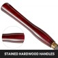 VEVOR Wood Chisel Σετ 8τμχ Σμίλες τόρνου 7INCH/17CM Σμίλες ξυλουργικής 9INCH Εργαλεία τόρνου ξύλου Σμίλες τόρνου Εργαλεία τόρνου Κουτί εργαλείων για ξυλογλυπτική ρίζα σκάλισμα επίπλων σκάλισμα Τόρνοι κόκκινο