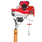 VEVOR 800Kg/1700Lbs Electric Trolley Hoist 1300W Electric Hoist Winch Double 12M/40Ft , Electric Hoist Electric Forklift Steel Holder Pallet Lever Hoist Garage