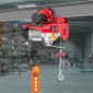 VEVOR 800Kg/1700Lbs Electric Trolley Hoist 1300W Electric Hoist Winch Double 12M/40Ft , Electric Hoist Electric Forklift Steel Holder Pallet Lever Hoist Garage